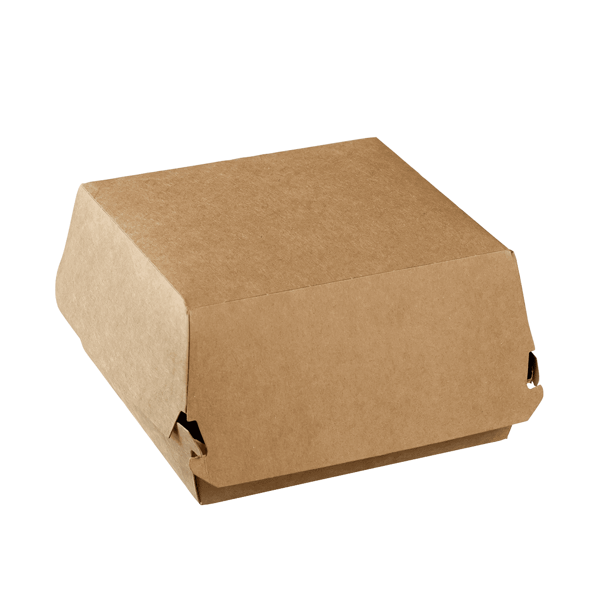 Burger box moyen Kraft 140x140x70 mm | 200 Unité(s)