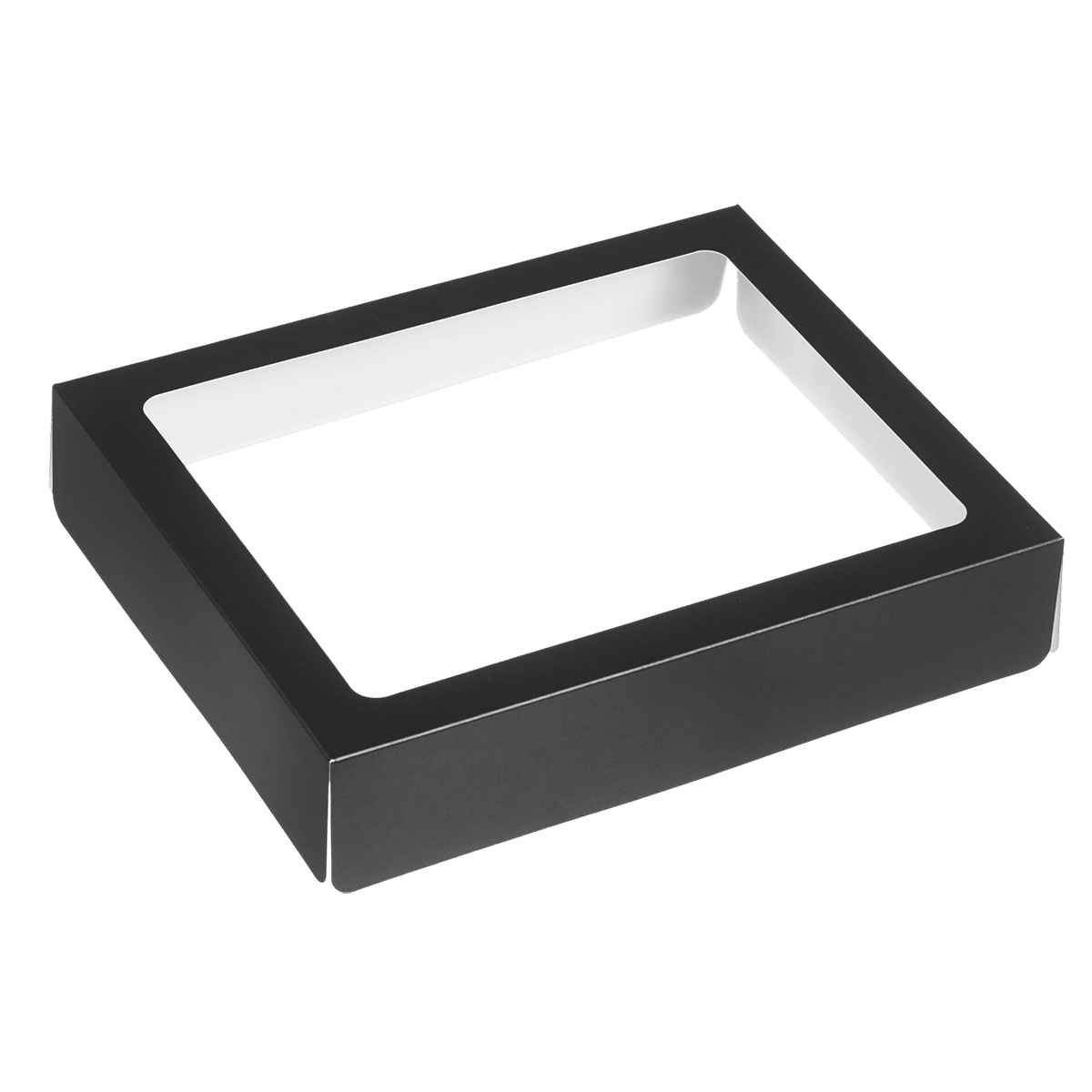 Couvercle noir avec fenêtre pour plateau Fenix 1/2 GN | 250 Unité(s)