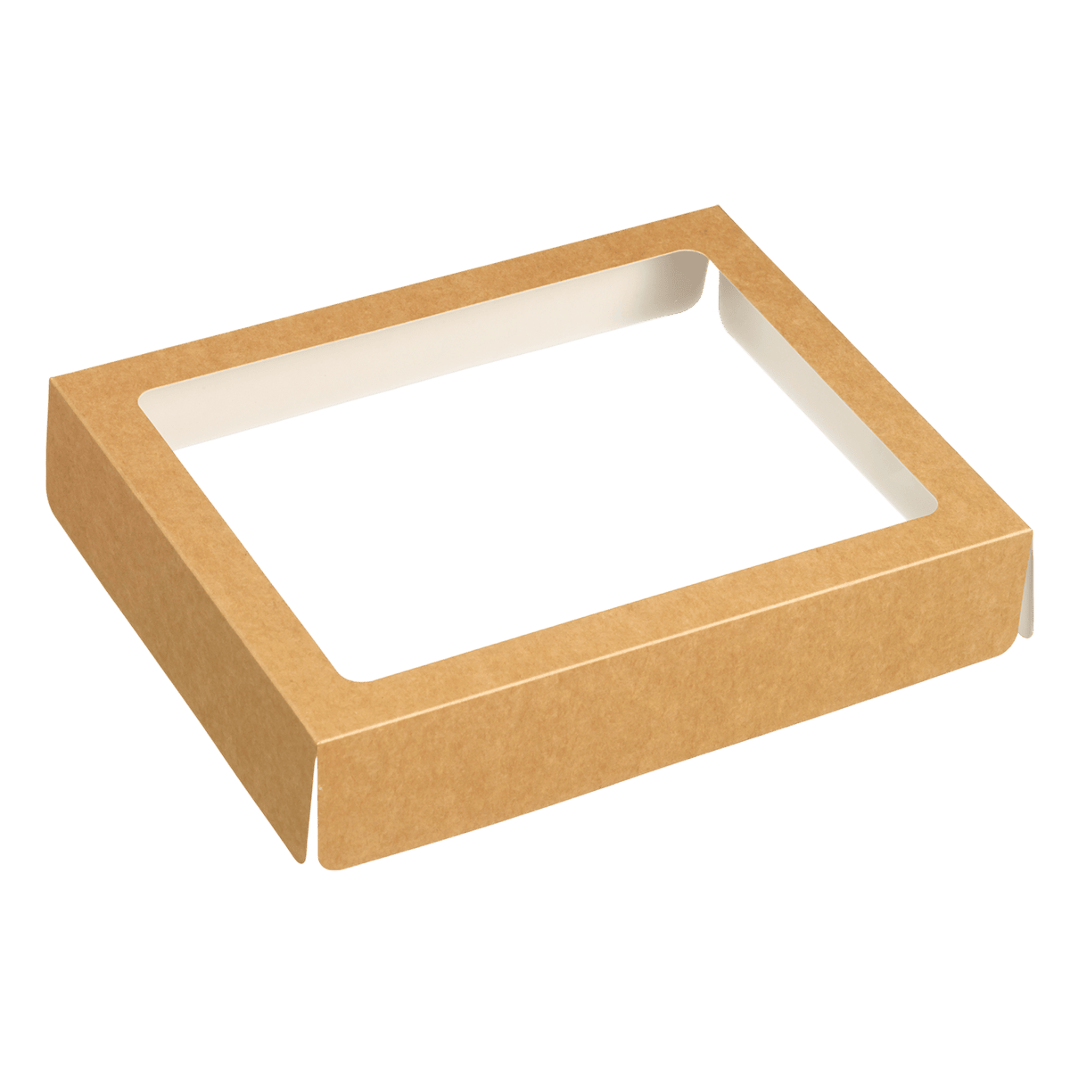 Couvercle kraft avec fenêtre pour plateau Fenix 1/2 GN | 250 Unité(s)