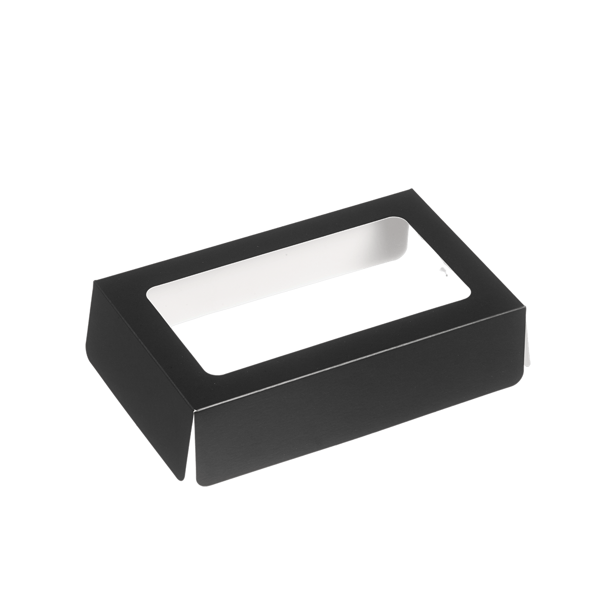 Couvercle noir avec fenêtre pour plateau Fenix 1/4 GN | 250 Unité(s)