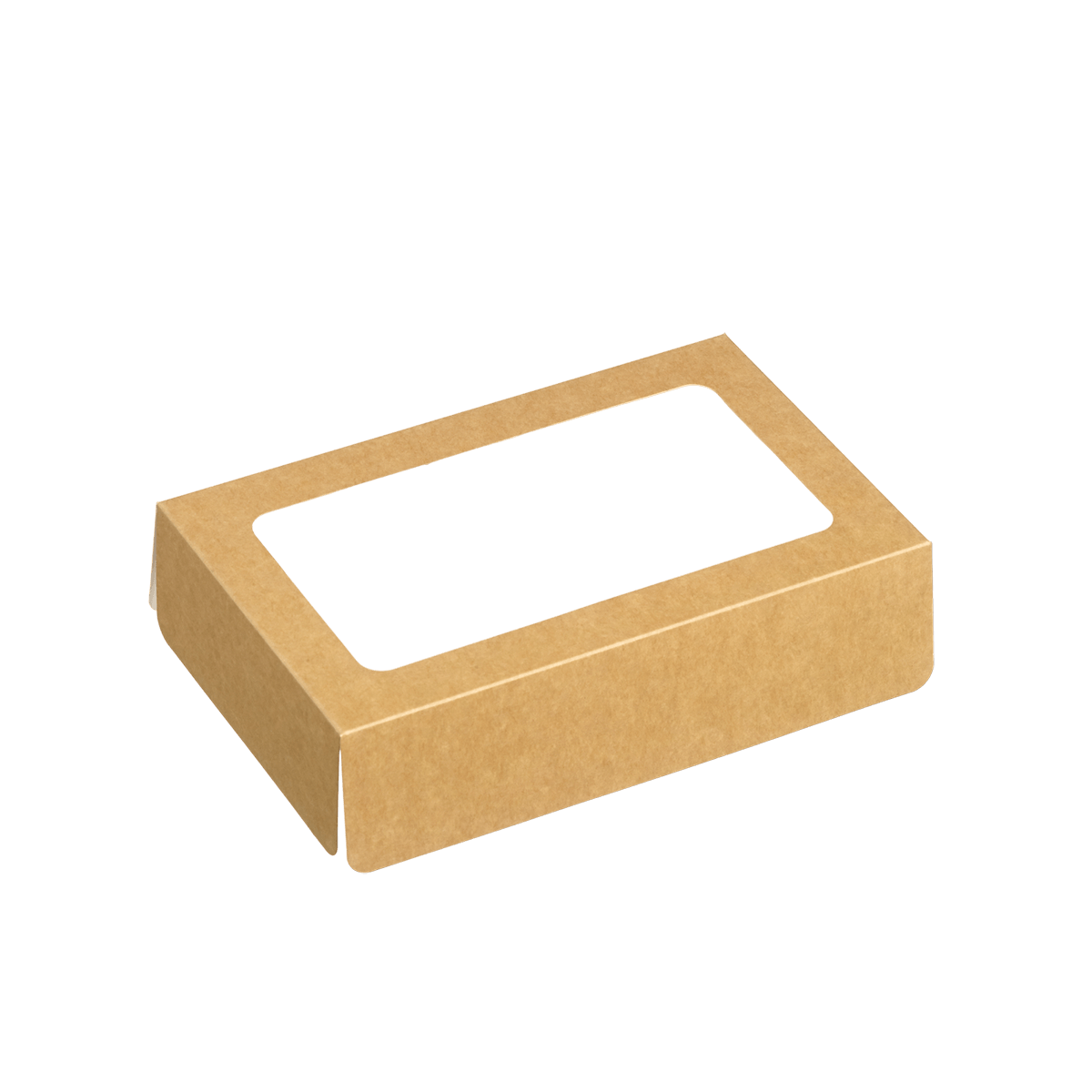 Couvercle kraft avec fenêtre pour plateau Fenix 1/4 GN | 250 Unité(s)