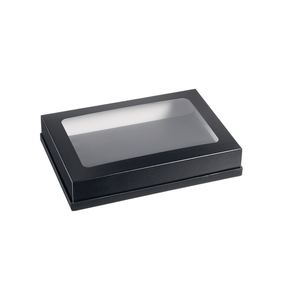Couvercle noir avec fenêtre pour plateau Fenix Atlas 1/2 | 250 Unité(s)