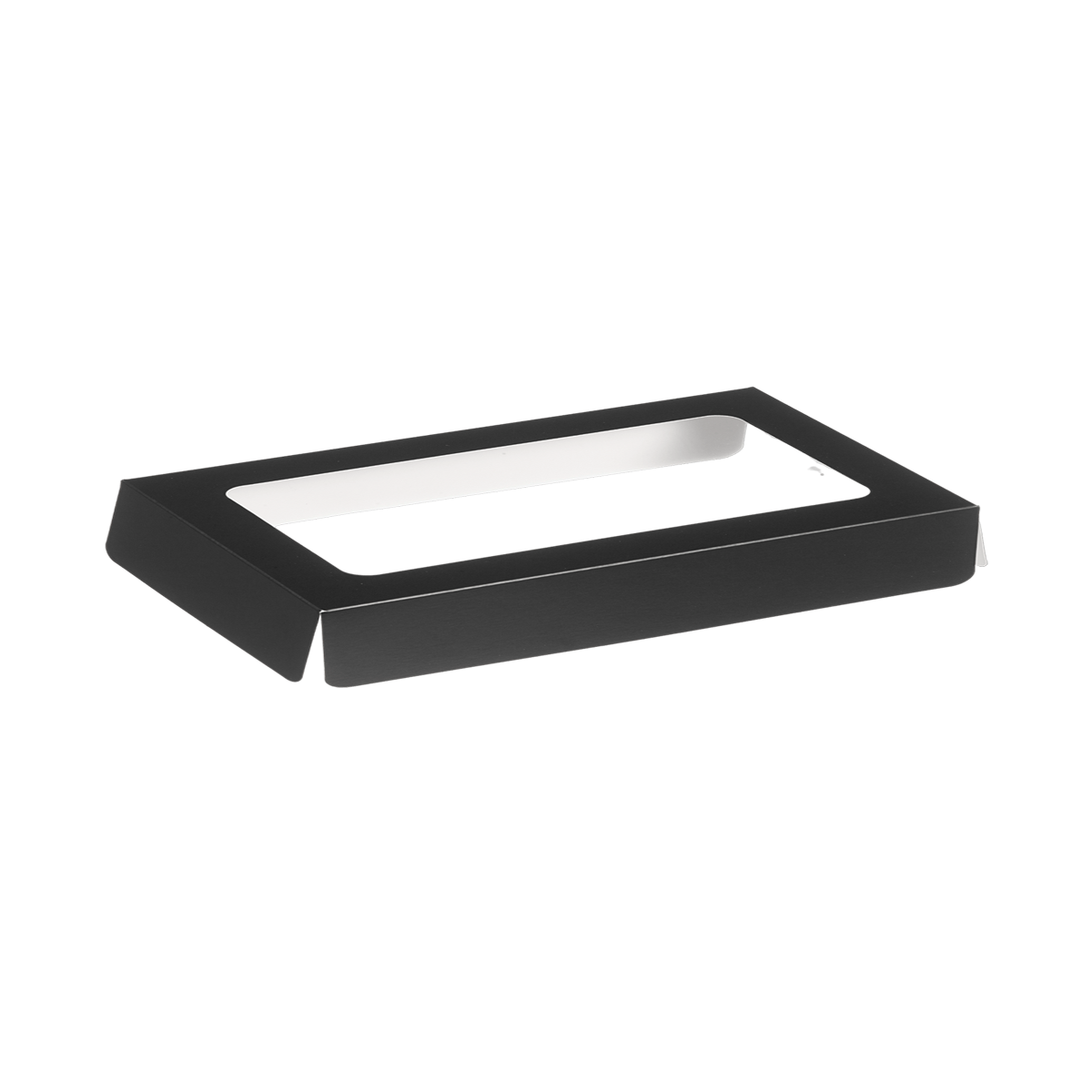 Couvercle noir avec fenêtre pour plateau Fenix Atlas 1/3 | 250 Unité(s)