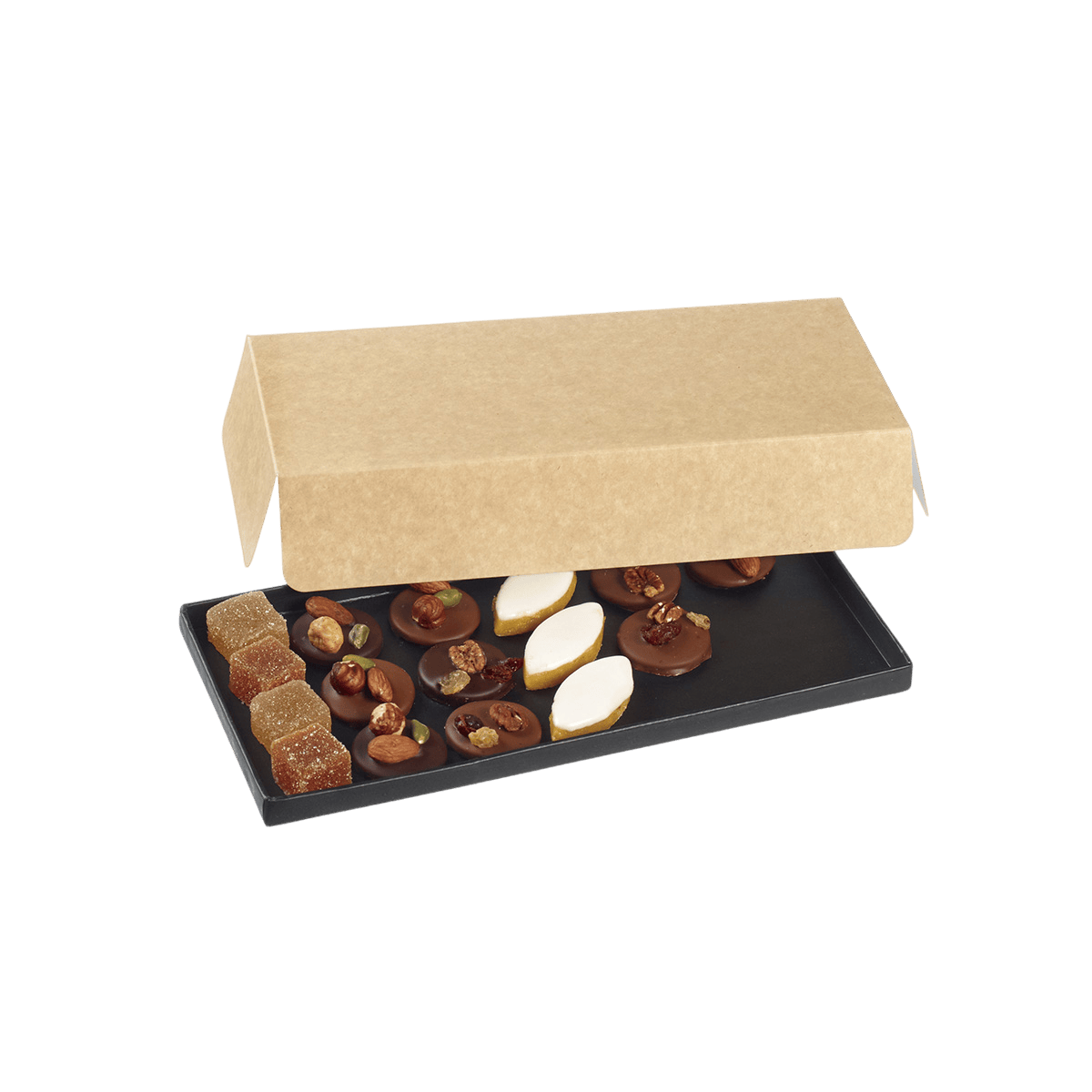 Couvercle kraft pour plateau Fenix Atlas 1/3 | 250 Unité(s)
