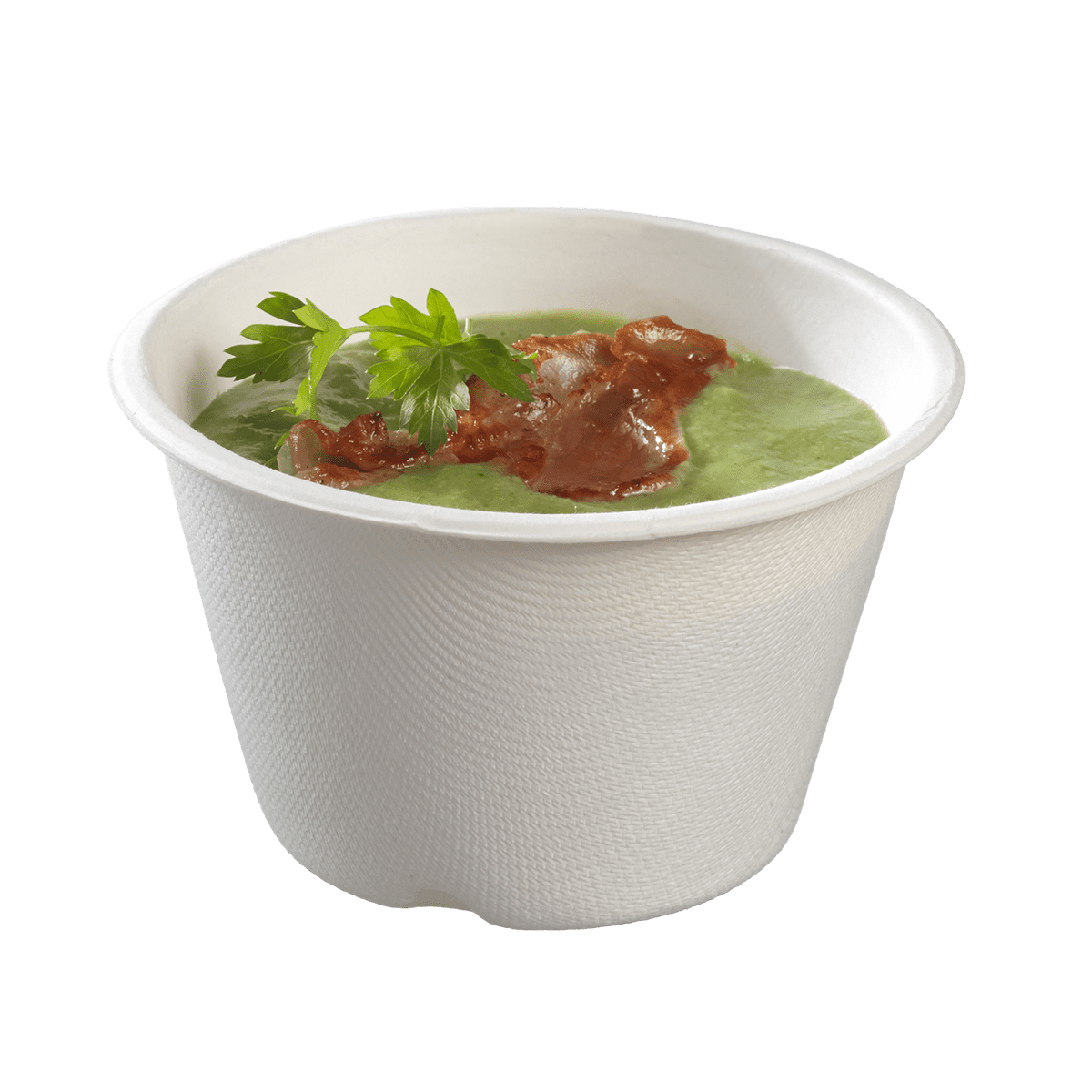 Pot Bodega pulpe de canne avec lamination 300 ml | 300 Unité(s)