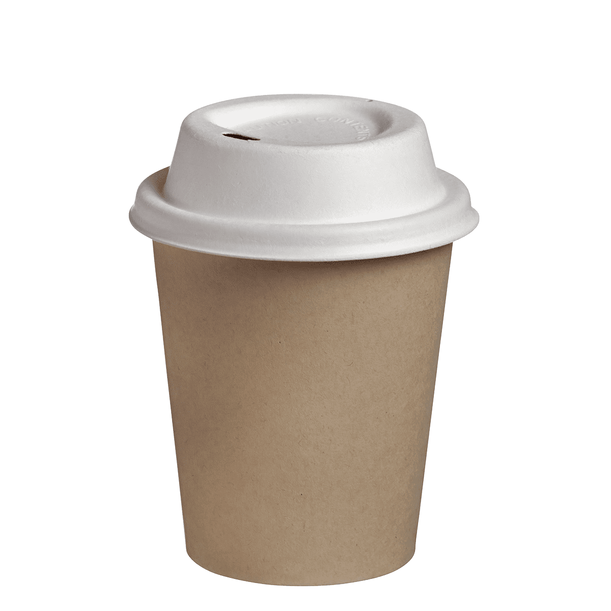 Couvercle pulpe de canne pour gobelets 120 ml | 2000 Unité(s)