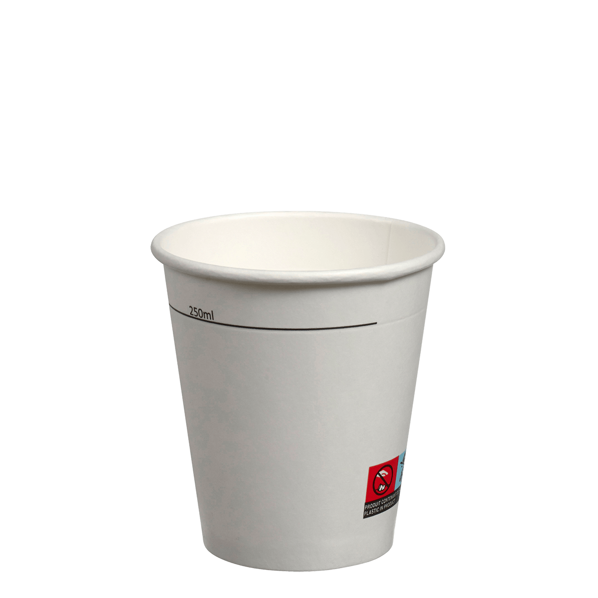 Gobelet carton blanc 350 ml gradué 250 ml | 1000 Unité(s)