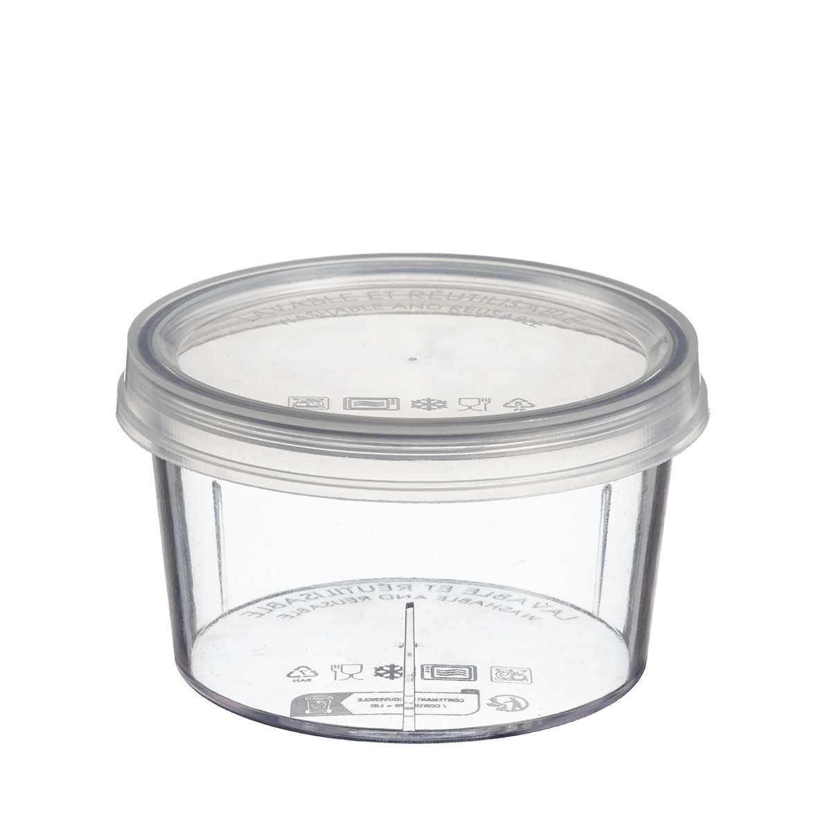Couvercle PP pour pot Bodega SAN 190 et 235 ml | 120 Unité(s)