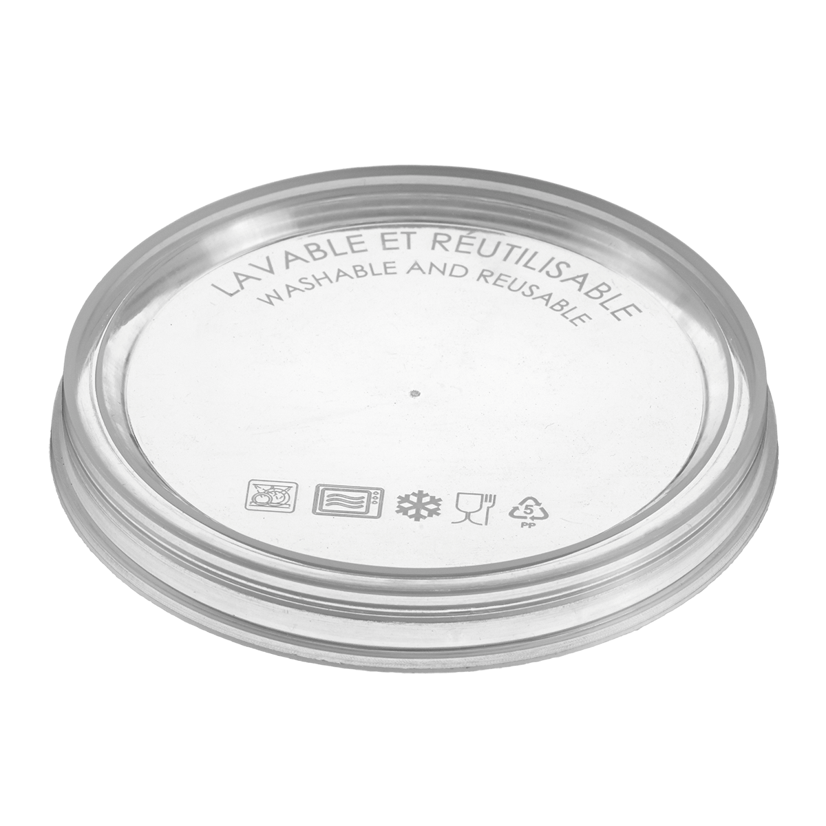 Couvercle PP pour pot Bodega SAN 190 et 235 ml | 120 Unité(s)