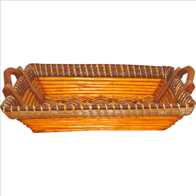 20 U. CORBEILLES POUR LOTS 45x35x9 CM MARRON OSIER (1 UNITÉ)