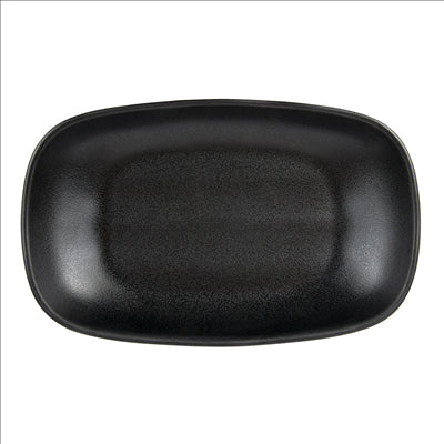 BOLS RECTANGULAIRES 'ASAMI WARE' 25,2x15,8x4,2 CM NOIR MÉLAMINE (6 UNITÉS)