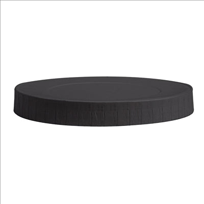 COUVERCLES POUR GOBELETS 280 G/M2 + PE Ø 8 CM NOIR CARTON (1000 UNITÉS)