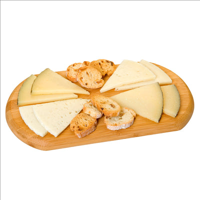 PLANCHE OVALE 17x30x1,5 CM BAMBOU (1 UNITÉ)