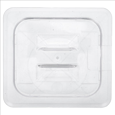 COUVERCLE 1/6 POUR RÉFÉRENCE 202.18 17,6x16,2 CM TRANSPARENT POLYCARBONATE (1 UNITÉ)