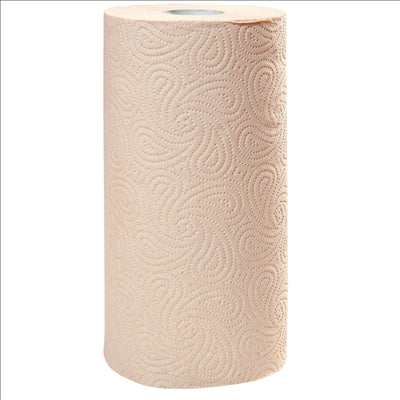 2 U. ROULEAUX CUISINE 2 PLIS 'FEEL GREEN' 23 G/M2 24,5 CM x 30 M NATUREL PAPIER RECYCLÉ (12 UNITÉS)