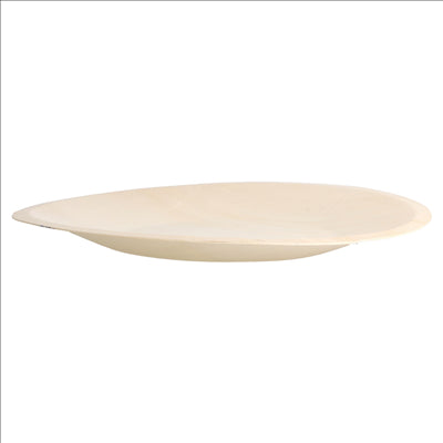 ASSIETTES RONDES 'WOOD' Ø 19x1,5 CM NATUREL BOIS (200 UNITÉS)