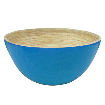 BOLS Ø 25,5x12 CM TURQUOISE BAMBOU (1 UNITÉ)
