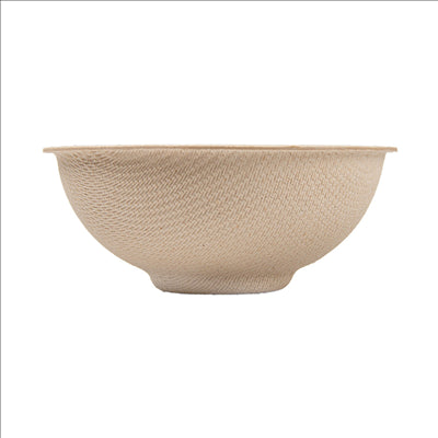 RÉCIPIENTS RONDS 'BIONIC' Ø 7,5x3 CM NATUREL BAGASSE (1000 UNITÉS)