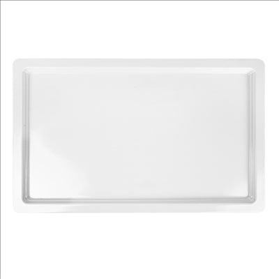 BACS GN 1/1 53 x 32 x 2 (h) CM BLANC MÉLAMINE (6 UNITÉS)