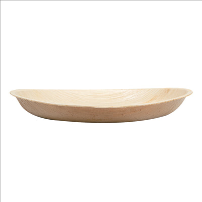 ASSIETTES RONDES 'ARECA' Ø 25x2,5 CM NATUREL ARECA (200 UNITÉS)