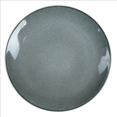 ASSIETTES 'AKALA' Ø27x17,7x3,4 CM GRIS VERDÂTRE STONEWARE (6 UNITÉS)