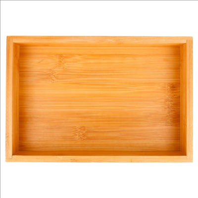 BOÎTE POUR BUFFET 15,5x23x5 CM NATUREL BAMBOU (6 UNITÉS)