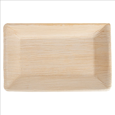 ASSIETTES 'ARECA' 20x13,5x2,5 CM NATUREL ARECA (200 UNITÉS)