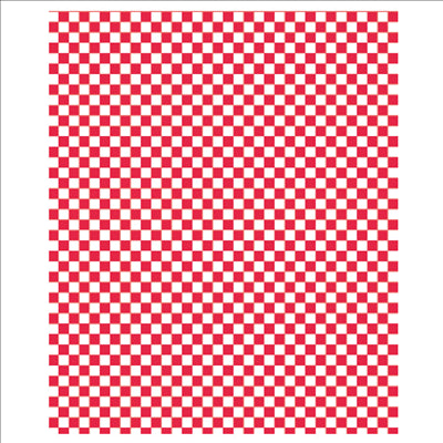 PAPIER INGRAISSABLES BASKET 'FITIPALDI' 35 G/M2 31x38 CM ROUGE PARCH.INGRAISSABLE (1000 UNITÉS)