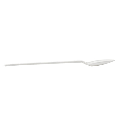 LONGUES CUILLÈRES EN SACHET 21 CM BLANC CPLA (500 UNITÉS)