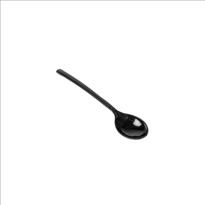 MINI CUILLÈRES RÉUTILISABLES MISE EN BOUCHE 10,5 CM NOIR PS (4000 UNITÉS)