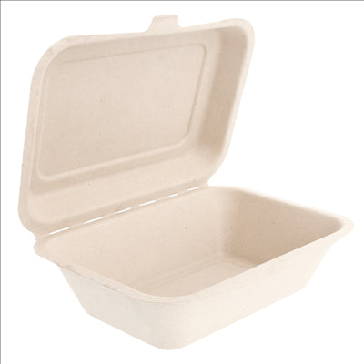 COQUILLES 'BIONIC' 600 ML 13,6x18,2x6,4 CM NATUREL BAGASSE (1000 UNITÉS)