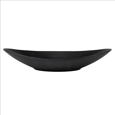BOLS OVALES 'ASAMI WARE' 31,5x16,5x6 CM NOIR MÉLAMINE (6 UNITÉS)