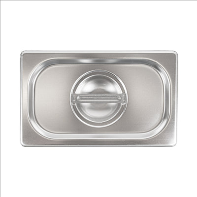 COUVERCLE 1/4 POUR RÉFÉRENCE 181.73 26,5x16 CM ARGENTE INOX (1 UNITÉ)