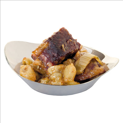 MISE EN BOUCHE AVEC ANSE 30 ML 8x2 CM ARGENTE PS (500 UNITÉS)