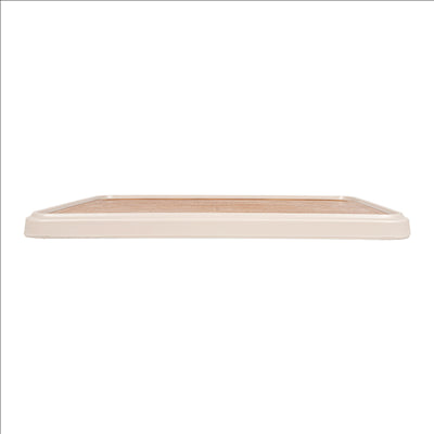 COUVERRLE POUR BENTO BOX 263.34 'ASAMI WARE'  30x25x1,7 CM COMPARAISON BOIS MÉLAMINE (6 UNITÉS)
