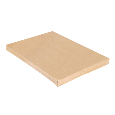 COUVERCLES POUR BOÎTES 253.17 300 G/M2 45,5x31,3x3 CM NATUREL KRAFT (50 UNITÉS)