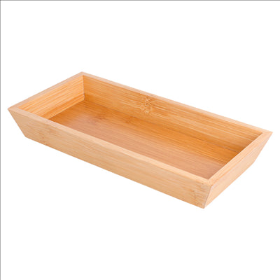 PLATEAU 20x10x3 CM NATUREL BAMBOU (1 UNITÉ)