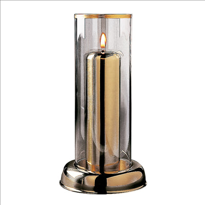 LAMPE "TORCHIER" Ø 9,2x19,3 CM DORE CHROME (1 UNITÉ)