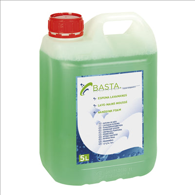MOUSSE POUR LAVER LES MAINS 5 L 18x13x29 CM (4 UNITÉS)