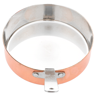 MINI POÊLE 'ARTINOX' Ø 12x3,5 CM CUIVRE INOX (6 UNITÉS)