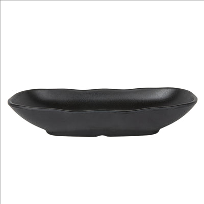 BOLS RECTANGULAIRES 'ASAMI WARE' 25,2x15,8x4,2 CM NOIR MÉLAMINE (6 UNITÉS)