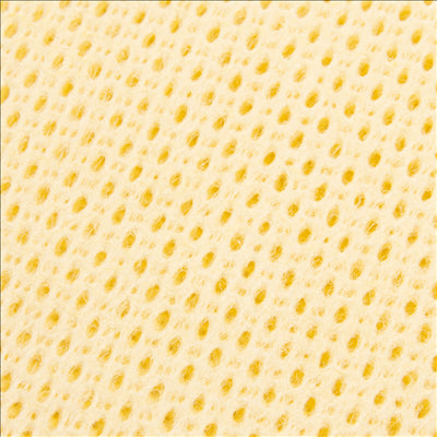 25 U. LAVETTES "SUPER PERFOKLEEN" 80 G/M2 36x42,5 CM JAUNE PALE VISCOSE (6 UNITÉS)