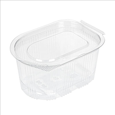 PETITS POTS + COUVERCLE INCLUS 80 ML 7,5x5,5x3,7 CM TRANSPARENT PET (1000 UNITÉS)