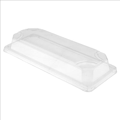 COUVERCLES POUR RÉF. 212.93 'BIONIC' 22,2x9,6x3,2 CM TRANSPARENT OPS (800 UNITÉS)