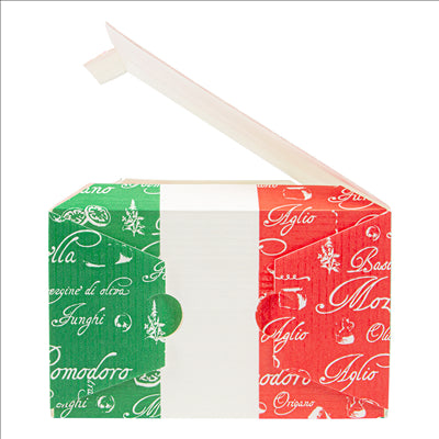 BOÎTES PIZZA CALZONE 330 G/M2 30x16x10 CM BLANC CARTON (100 UNITÉS)