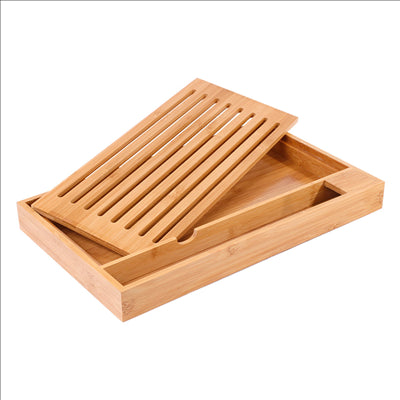 PLANCHE À PAIN 40x24x4 CM NATUREL BAMBOU (1 UNITÉ)