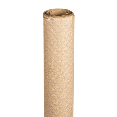 NAPPES EN ROULEAUX 48 G/M2 1,20x7 M NATUREL PAPIER RECYCLÉ (25 UNITÉS)