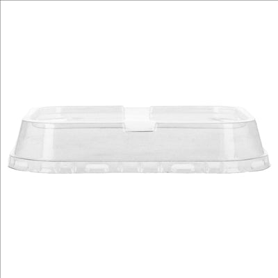 COUVERCLES HAUTES POUR RÉCIPIENTS 214.72/84 TRANSPARENT PET (100 UNITÉS)