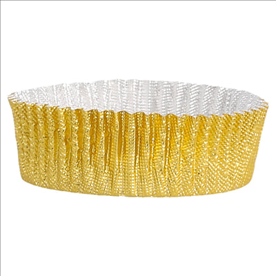 CAPSULES MILANO 'PETITS FOURS' Ø 3,9x1,3 CM DORE ALUMINIUM (1500 UNITÉS)