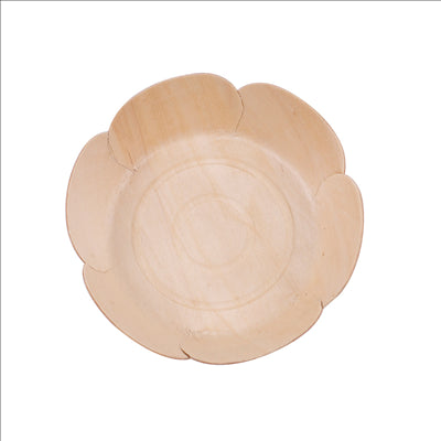 BOLS 'WOOD' Ø 10,5x3 CM NATUREL BOIS (200 UNITÉS)